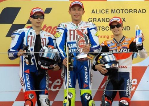 Lorenzo, Rossi a Pedrosa