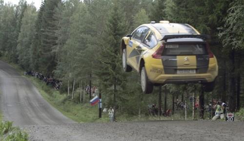 skok na fínskej rallye