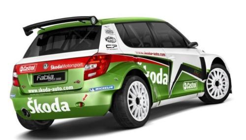 Škoda Fabia Super 2000 zozadu