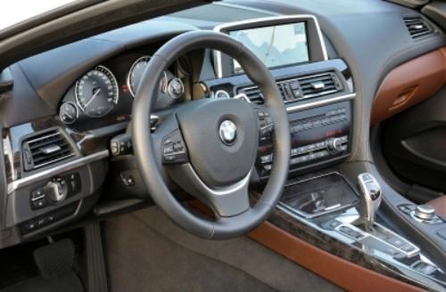 BMW 6 Cabrio interiér