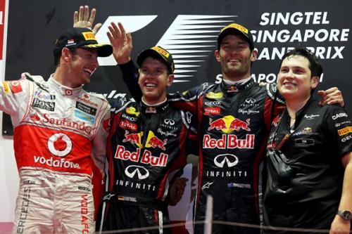 Button Vettel Webber