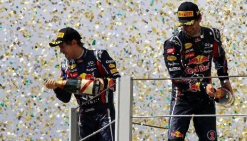 Vettel a WEbber