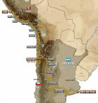 Dakar 2012 mapa