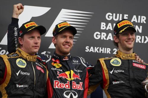 Räikkonen - Vettel - Grosjean