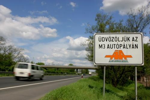 Madarské dialnice - uvítanie