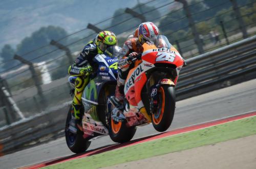 2 Pedrosa v Rossi