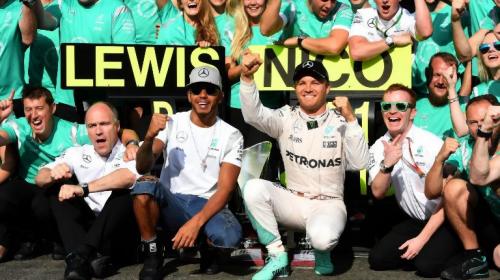 1 Rosberg - Hamilton